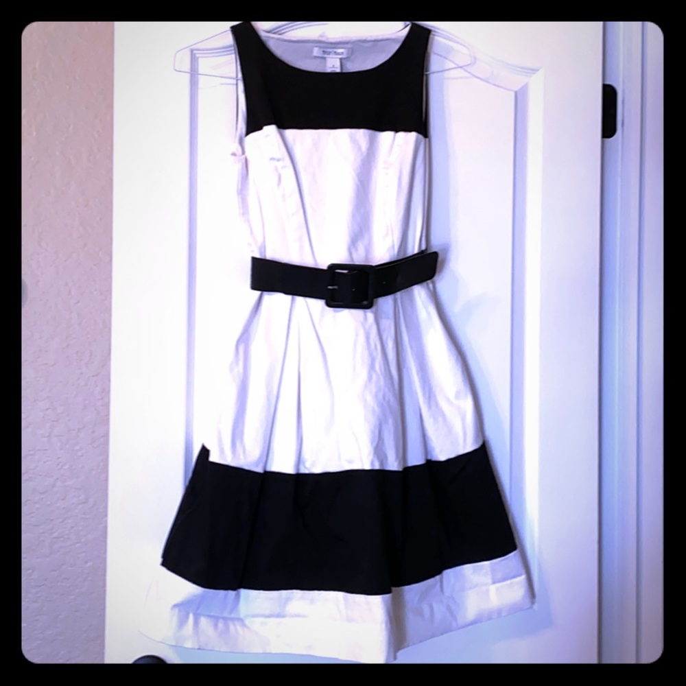 WHBM Beautiful classic fit & flare with pockets